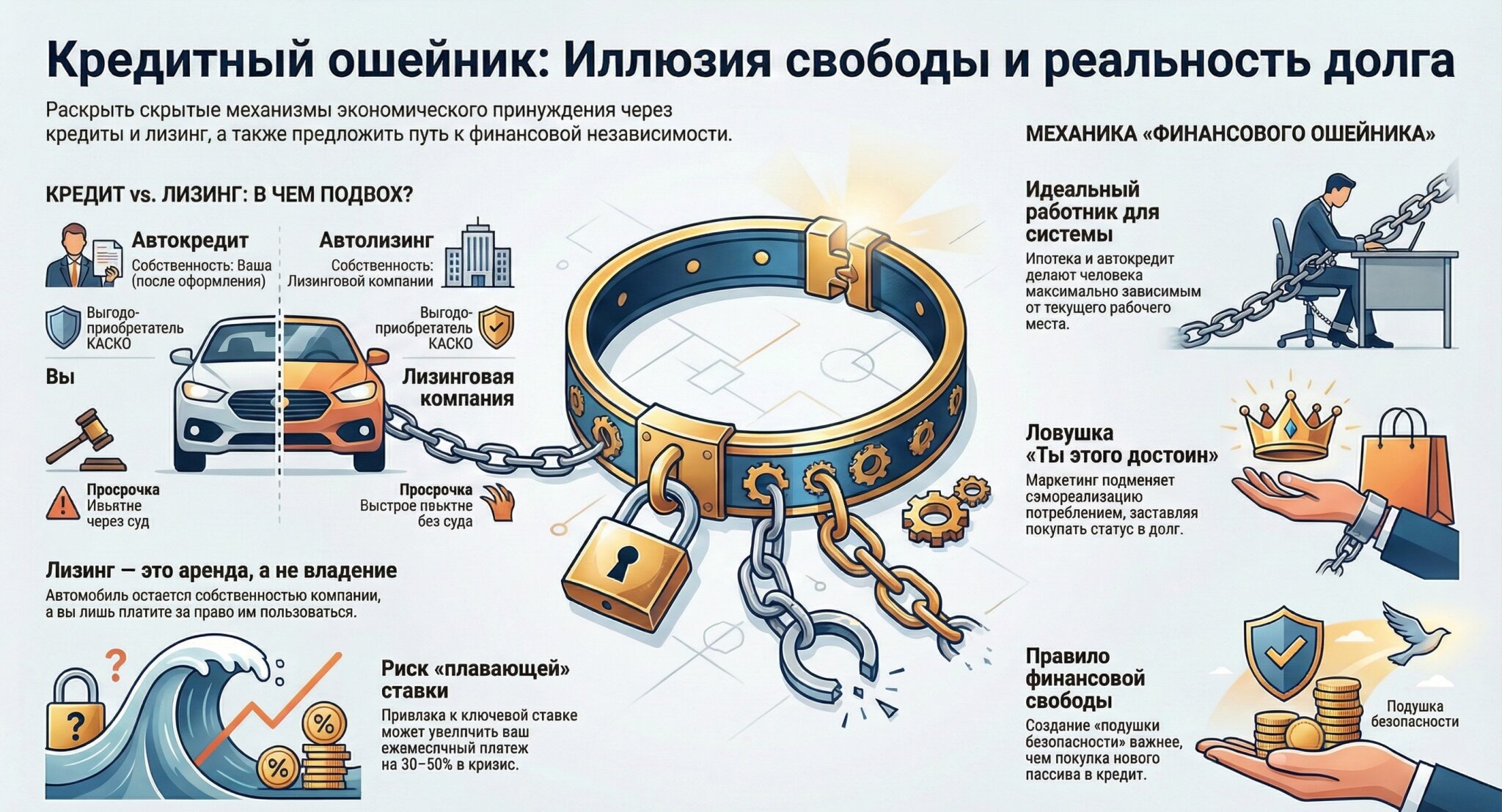 Кредитный ошейник: как маркетологи продают рабство под видом свободы