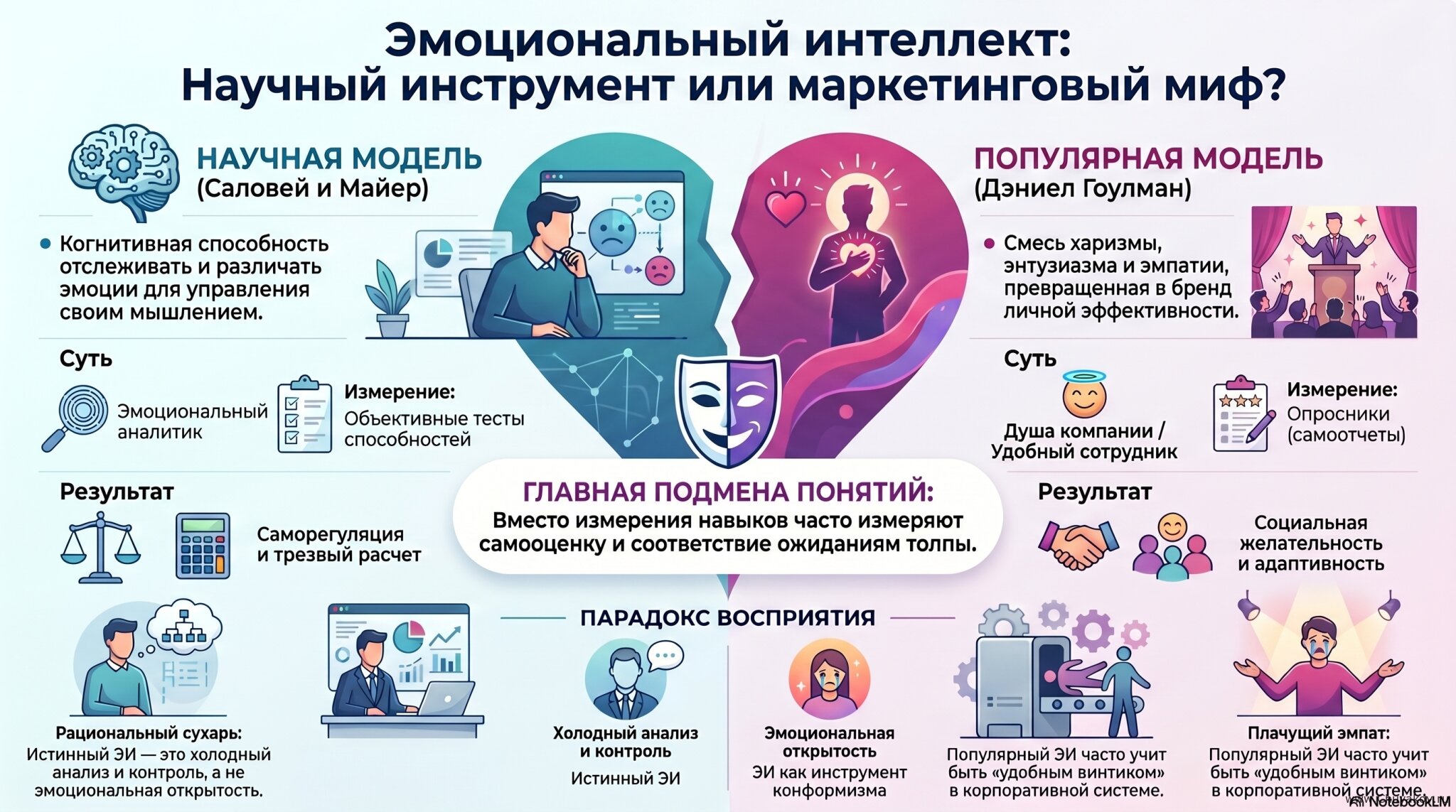 Эмоциональный интеллект: наука, маркетинг или очередной новояз для инфоцыган?